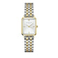 ROSEFIELD Damenuhr Octagon XS Bicolor Silber Gold eckig OWDSG-O62