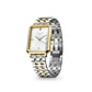 ROSEFIELD Damenuhr Octagon XS Bicolor Silber Gold eckig OWDSG-O62