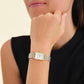 ROSEFIELD Damenuhr Octagon XS Bicolor Silber Gold eckig OWDSG-O62