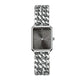 ROSEFIELD Women's Watch Octagon XS Double Chain Studio Edition Gray Silver SGSSS-O78