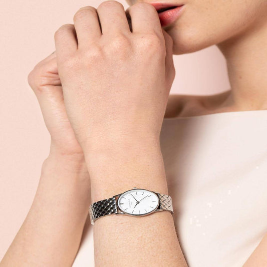 ROSEFIELD Women's Watch The Oval White MOP Steel Silver OWGSS-OV03 OWGSS-OV03