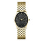 ROSEFIELD women's watch The Oval Black MOP Steel Gold