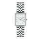 ROSEFIELD Damenuhr  Boxy XS Silber eckig QMWSS-Q020