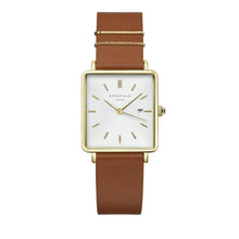 Braun Leder Gold