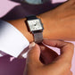 ROSEFIELD Damenuhr  Boxy XS Mesh Silber eckig QMWMS-Q038