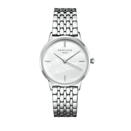 ROSEFIELD Damenuhr Pearl Edit Silber Perlmutt RMSSS-R02
