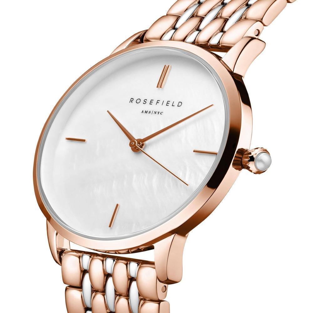 ROSEFIELD Damenuhr Pearl Edit Rosegold Perlmutt RMRSR-R03