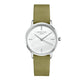 ROSEFIELD Damenuhr Pearl Edit Olive Silver RMOLS-R05