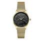 ROSEFIELD Damenuhr Pearl Edit Mesh Schwarz Gold Perlmutt RBGMG-R07
