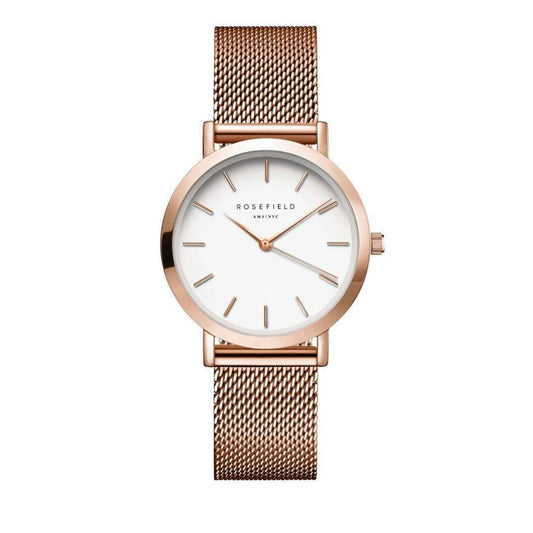 ROSEFIELD Damenuhr  Tribeca Mesh Rosegold 33mm TWR-T50