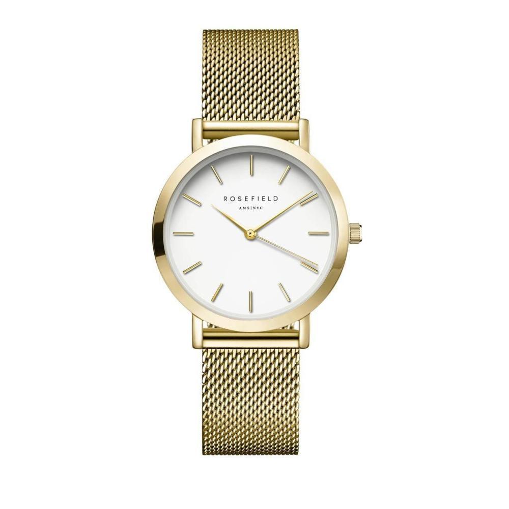 ROSEFIELD Damenuhr  Tribeca Mesh Gold 33mm TWG-T51