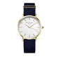 ROSEFIELD Damenuhr  West Village Blau Gold Nubuk Leder WBUG-W70
