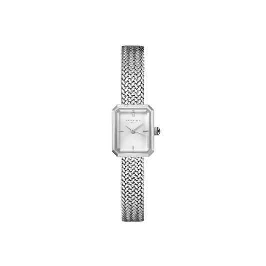 ROSEFIELD Damenuhr Mini Octagon Mesh Silber MWSMS-M04