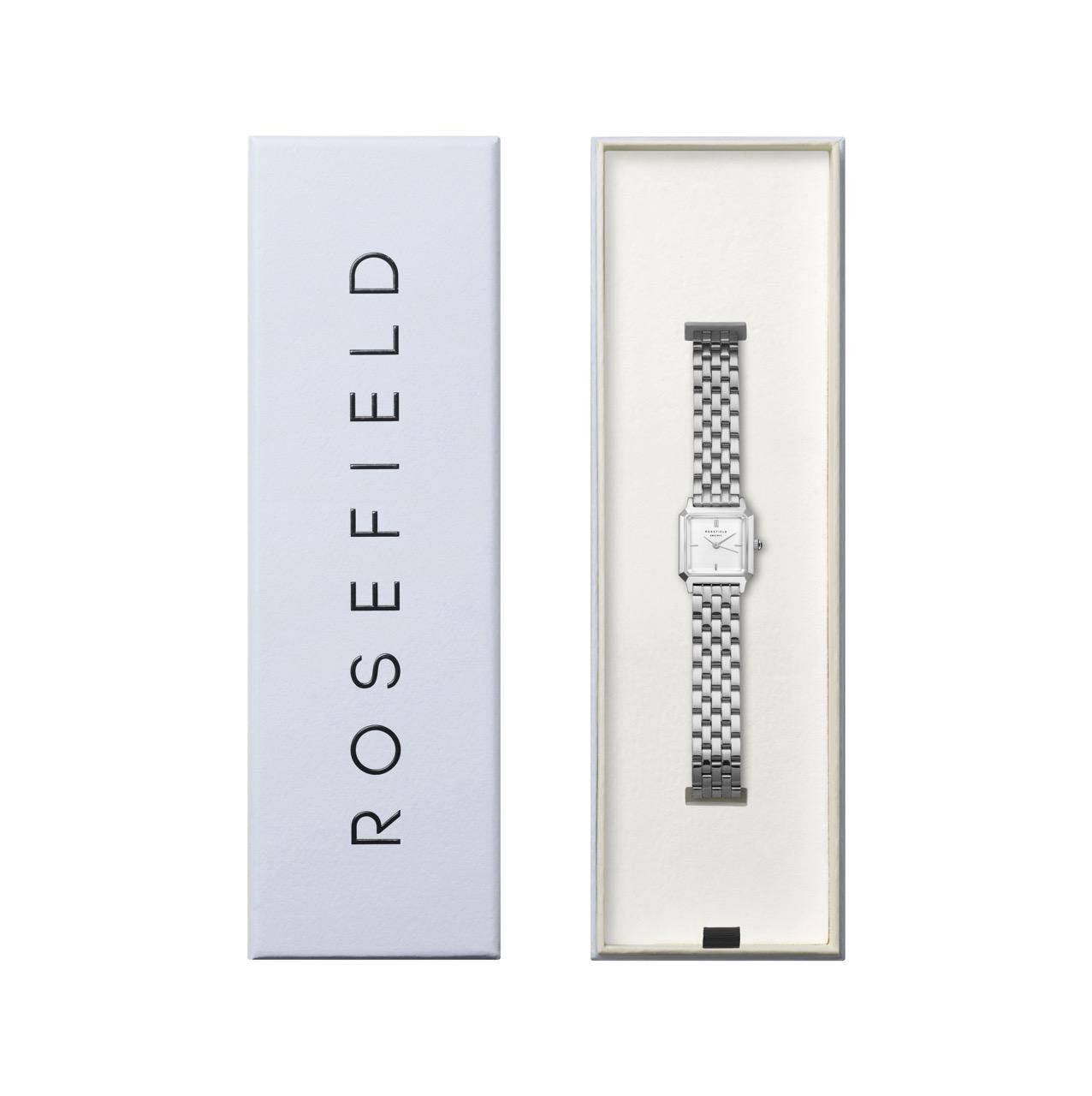 ROSEFIELD Damenuhr The Boxelle Silber BWSSS-B02