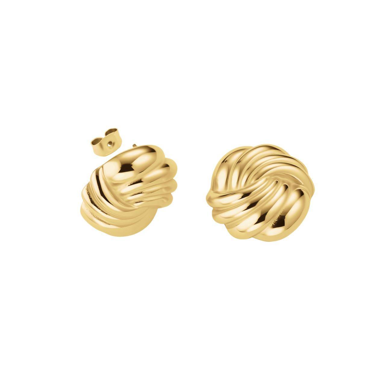 ROSEFIELD Ohrringe Modern Vintage Spirale Gold JESSG-J1026
