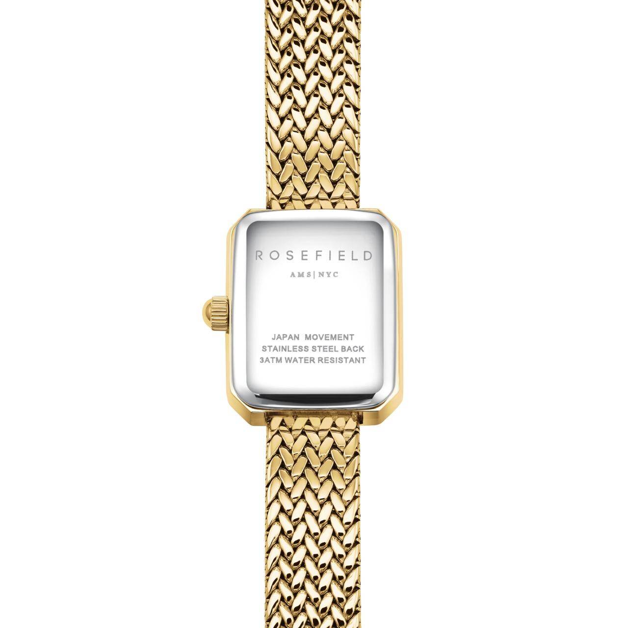 ROSEFIELD Damenuhr Mini Octagon Mesh Gold MWGMG-M01