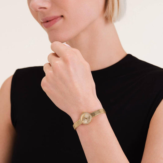 ROSEFIELD Damenuhr Mini Small Edit Champagne Gold MCGMG-M03