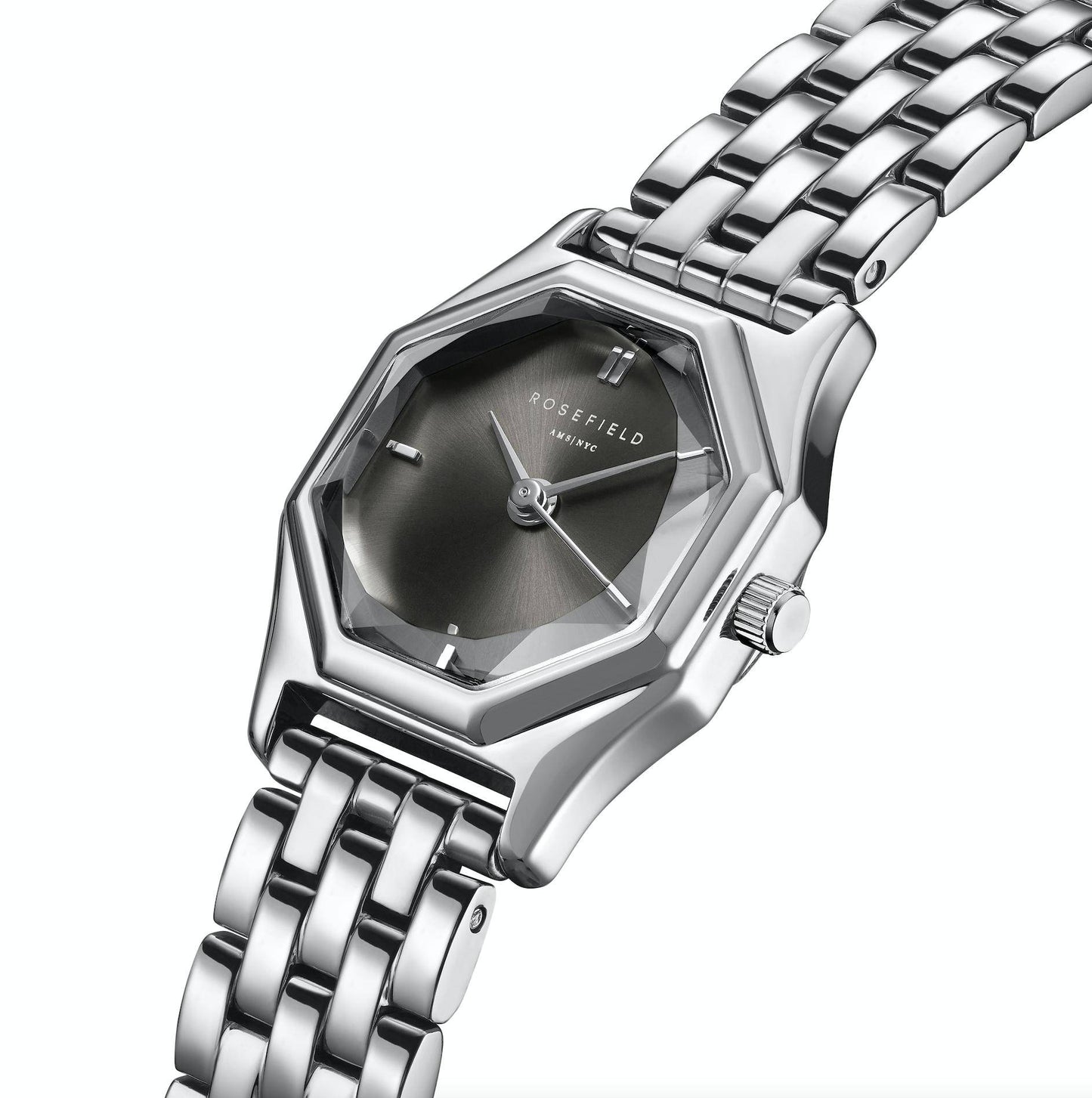 ROSEFIELD Women's Watch Gemme Gray Steel Silver GGSSS-G05