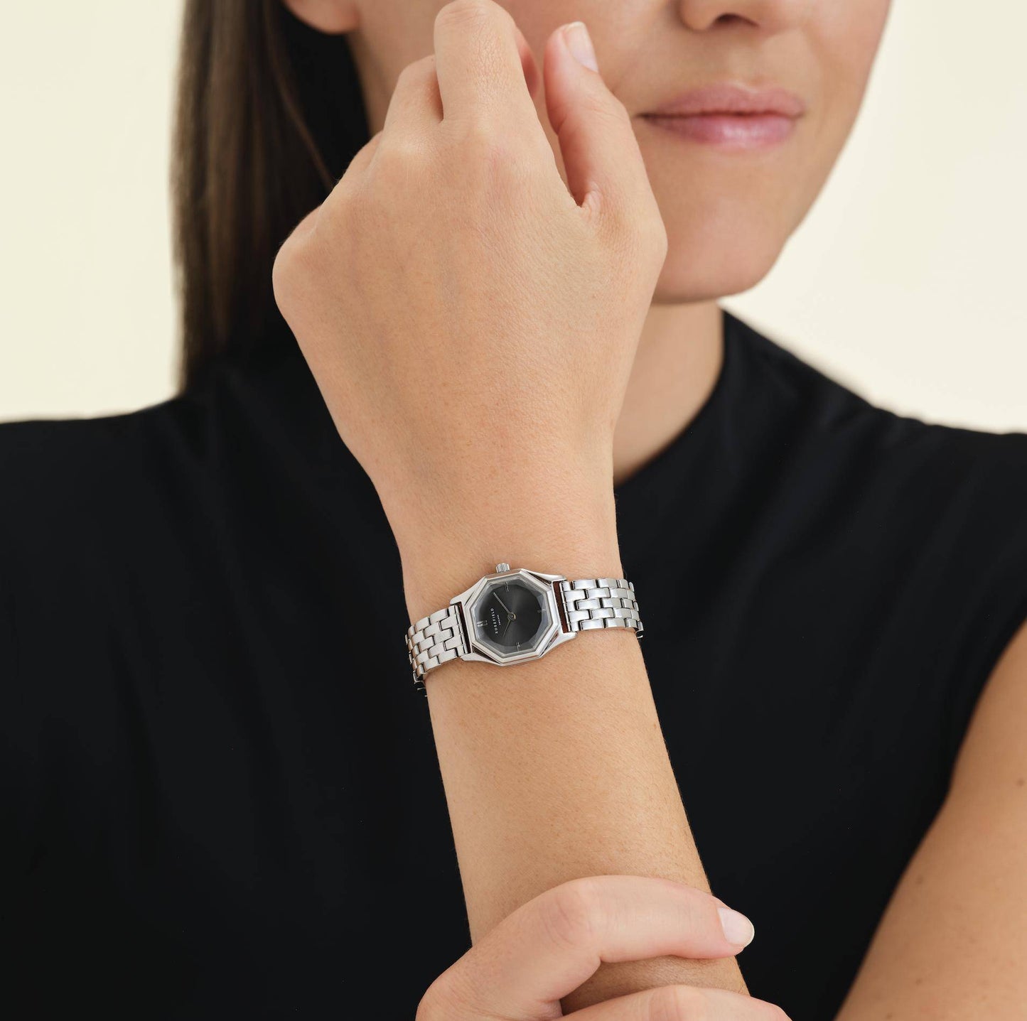 ROSEFIELD Women's Watch Gemme Gray Steel Silver GGSSS-G05