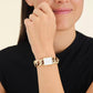 ROSEFIELD women's watch STUDIO The Octagon XS White Gold SWGSG-O55