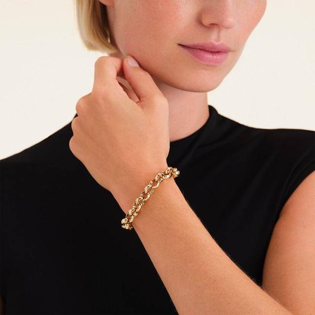 ROSEFIELD Armband Chunky-Roll Gold JBCBG-J893