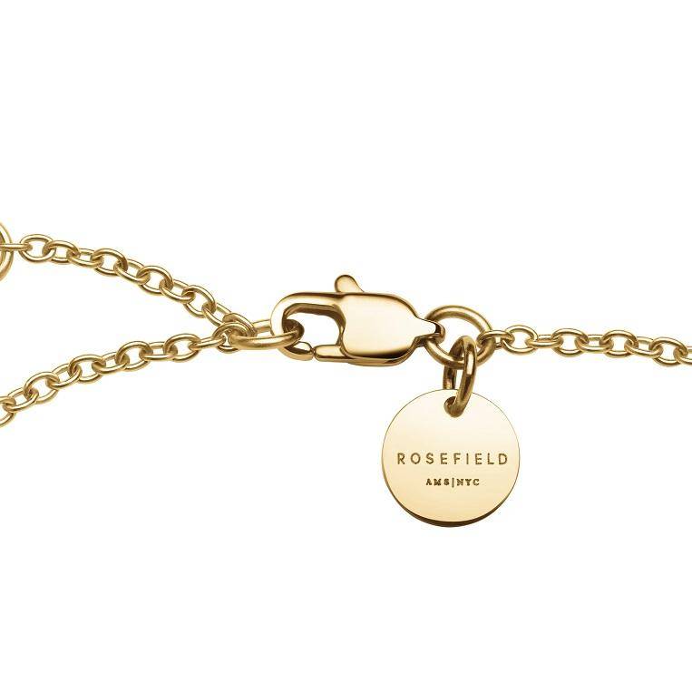 ROSEFIELD Armband Emerald Dotted Gold Edelstahl