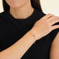 ROSEFIELD Armband Emerald Dotted Gold Edelstahl
