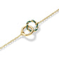 ROSEFIELD Bracelet Emerald Duo Gold Stainless Steel JBEDG-J715