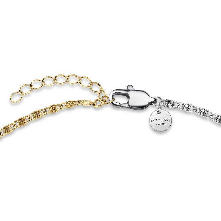 ROSEFIELD Bracelet Bicolor Swirl Bracelet Gold Silver Stainless Steel JBDSG-J706