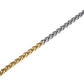 ROSEFIELD Bracelet Bicolor Herringbone Bracelet Gold Silver Stainless Steel JBDHG-J704