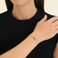 ROSEFIELD Armband Organic Gemstone Bracelet Jade Gold