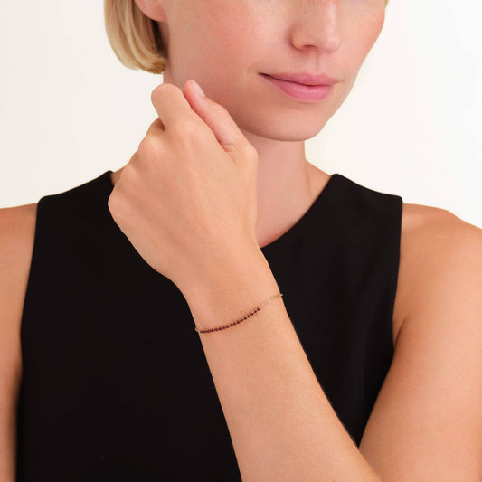 ROSEFIELD Armband Tennis Siam Gold JBTSG-J907