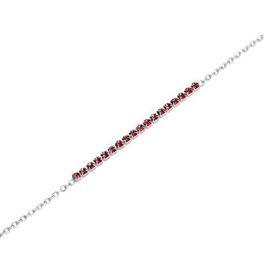 ROSEFIELD Armband Tennis Siam Silber JBTSS-J913