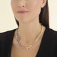 ROSEFIELD Necklace Bicolor Chain Necklace Gold Silver Stainless Steel JNDCG-J707