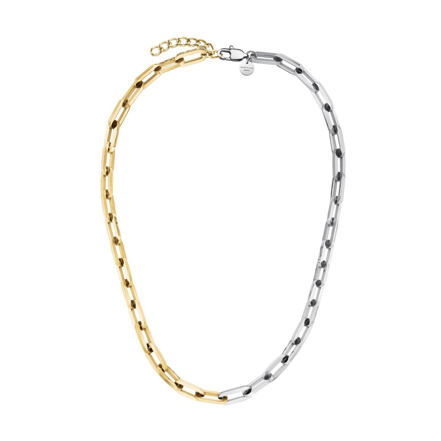 ROSEFIELD Halskette Bicolor Chain Necklace Gold Silber Edelstahl