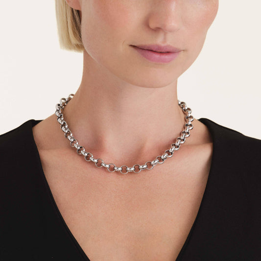 ROSEFIELD Kette Chunky-Roll Silber JNCNS-J895