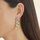 ROSEFIELD Ohrringe Bicolor Kette Gold Silber Edelstahl