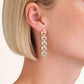 ROSEFIELD Ohrringe Legacy lang Gold JELLG-J891
