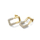 ROSEFIELD Ohrringe Octagon Gold JEHSG-J903