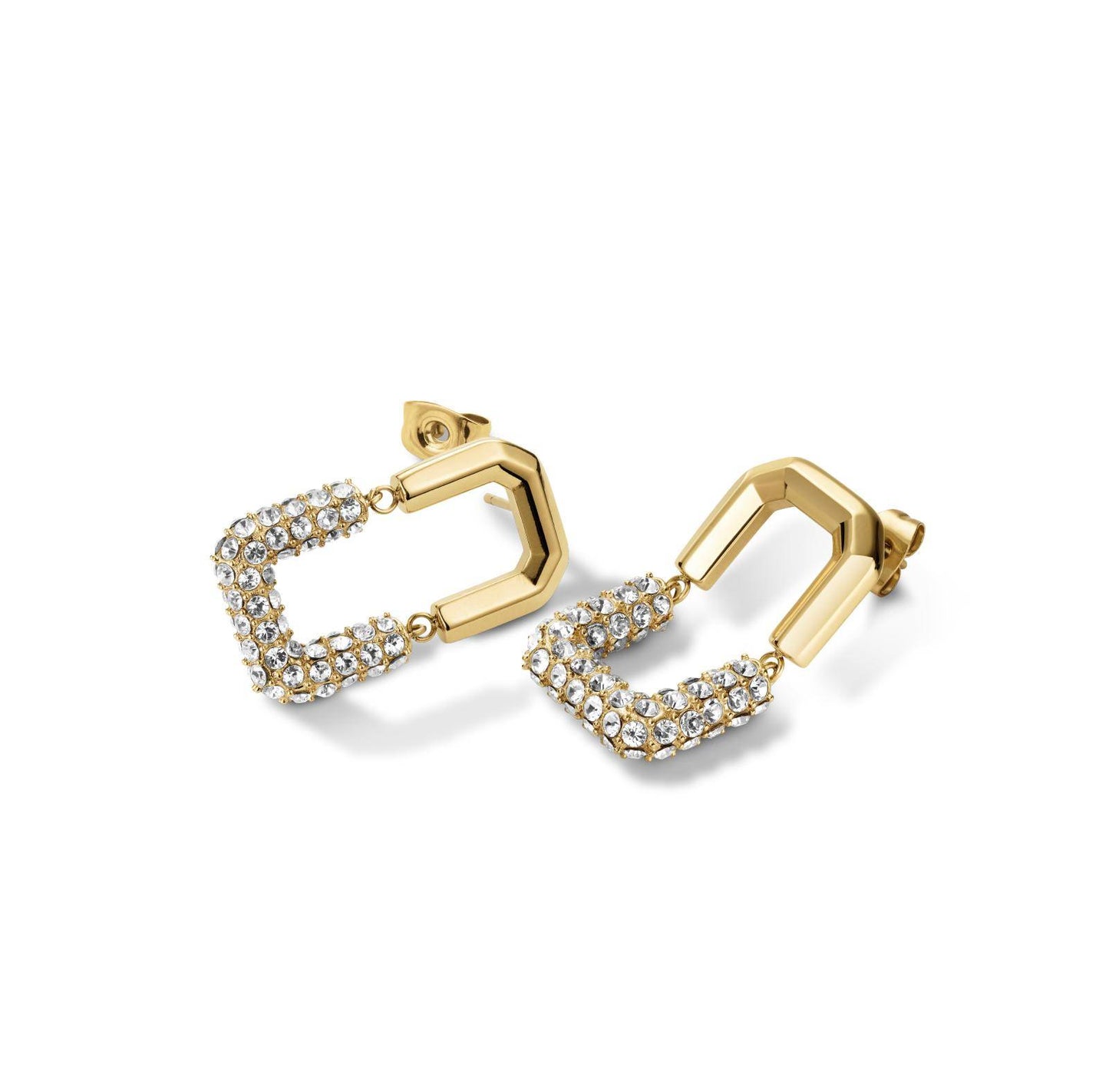 ROSEFIELD Ohrringe Octagon Gold JEHSG-J903