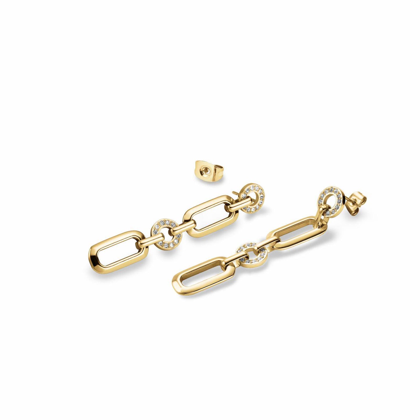ROSEFIELD Ohrringe Octagon Gold JEOSG-J902