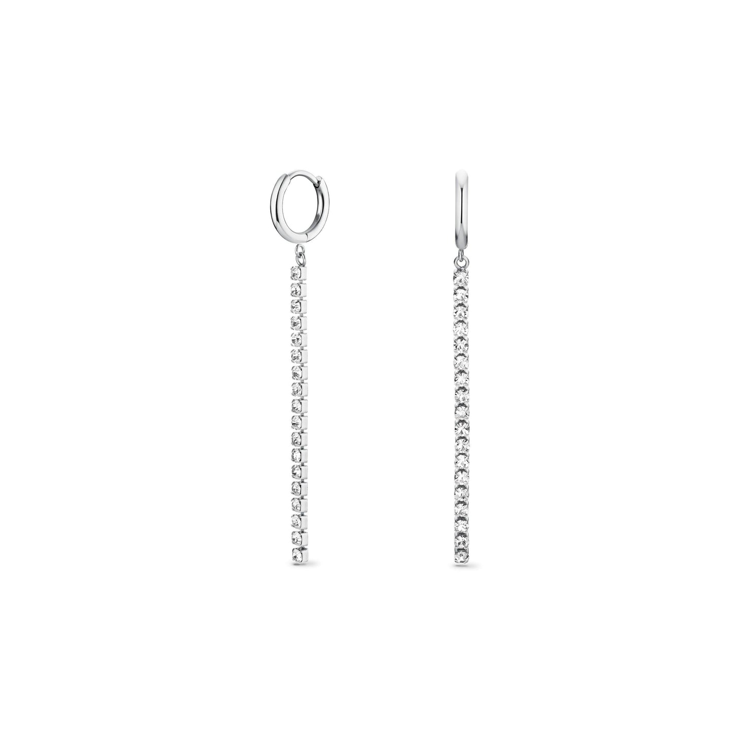 ROSEFIELD Ohrringe Tennis Silber JETCS-J922