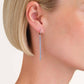 ROSEFIELD Ohrringe Tennis Blau Silber JETBS-J924