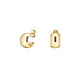 ROSEFIELD Ohrringe Hoops Gold JESWG-J930