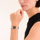 ROSEFIELD Damenuhr OCTAGON XS Bicolor Schwarz-Gold-Silber