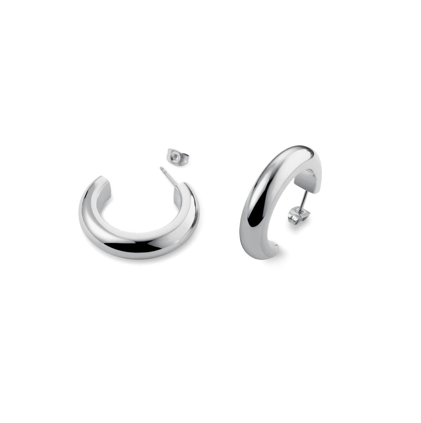 ROSEFIELD Ohrringe Massive Hoops Silber JEDSS-J804