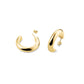ROSEFIELD Ohrringe Massive Hoops Gold JEDSG-J803