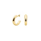 ROSEFIELD Ohrringe Massive Hoops Gold JEDSG-J803