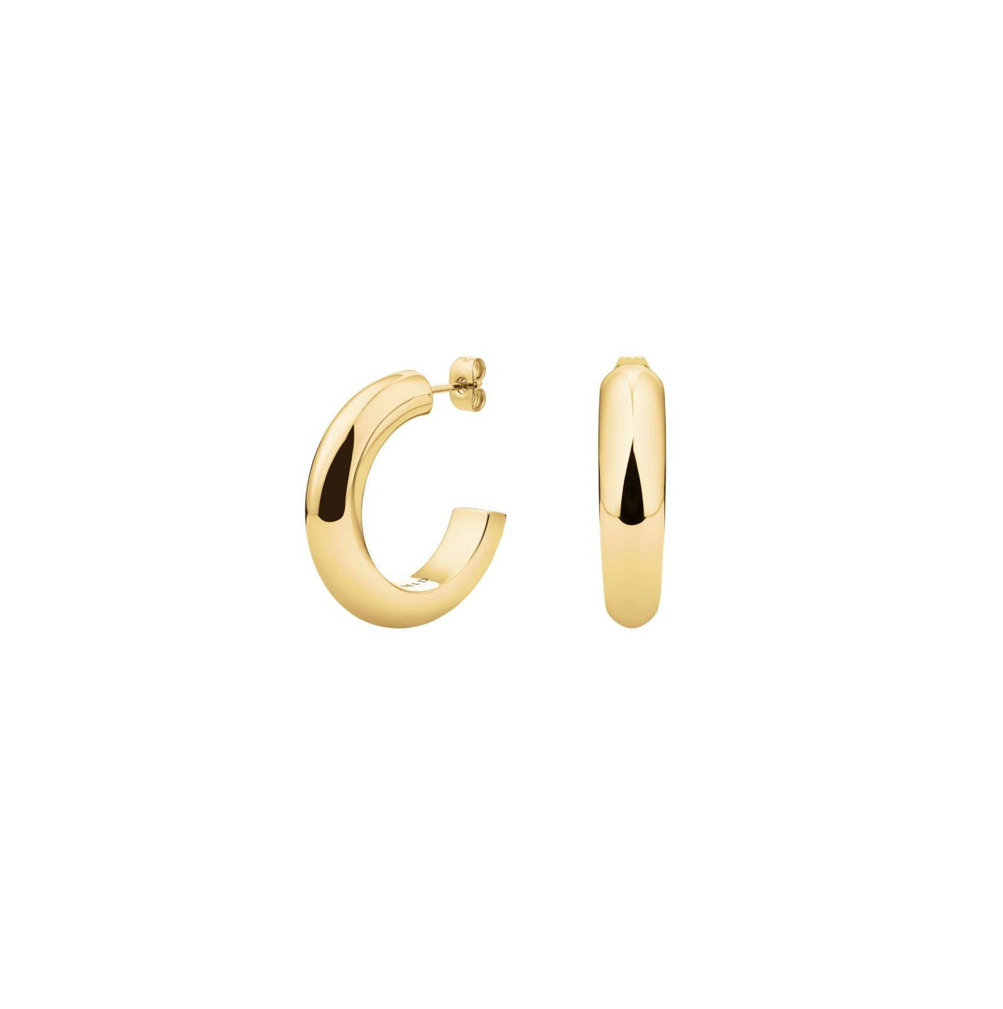 ROSEFIELD Ohrringe Massive Hoops Gold JEDSG-J803