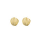 ROSEFIELD earrings single stud shell look gold JSSEG-J167